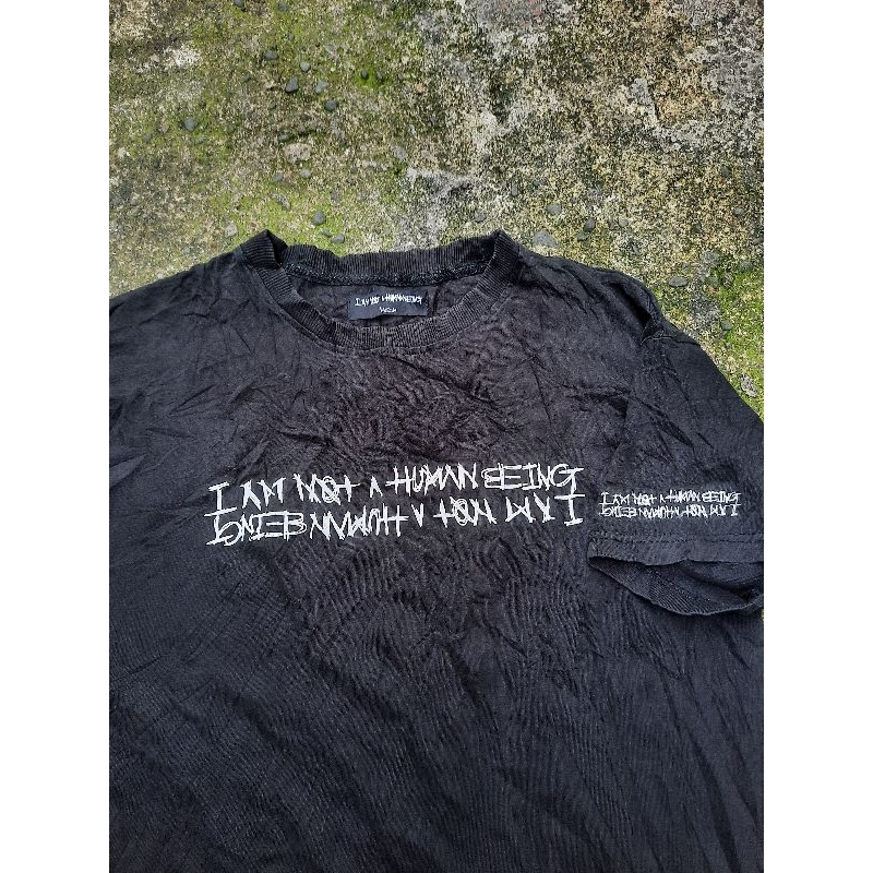 kaos i am not a human being second original