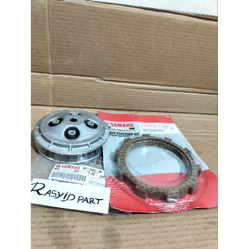 Rumah kopling 45P plus kampas kopling yamaha Byson