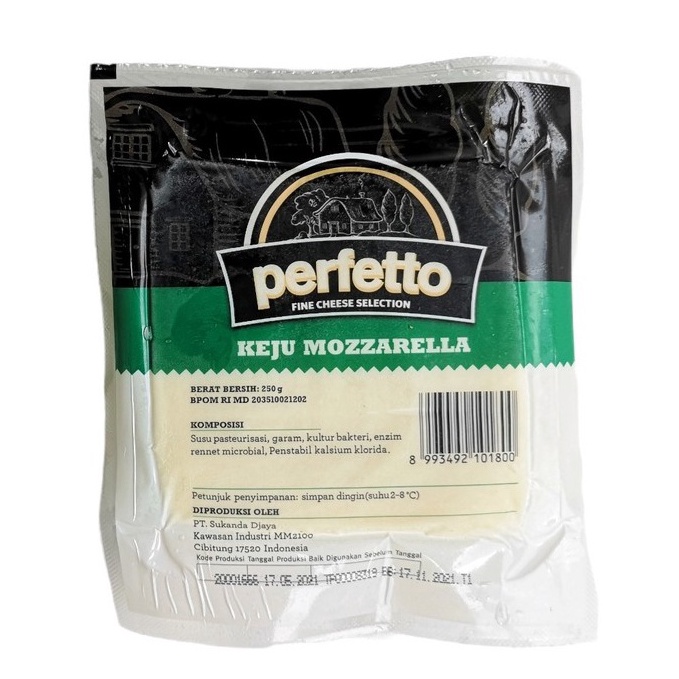 

[♧C97\] Perfetto Mozarella Cheese 250gr - Keju Mozzarela [244]