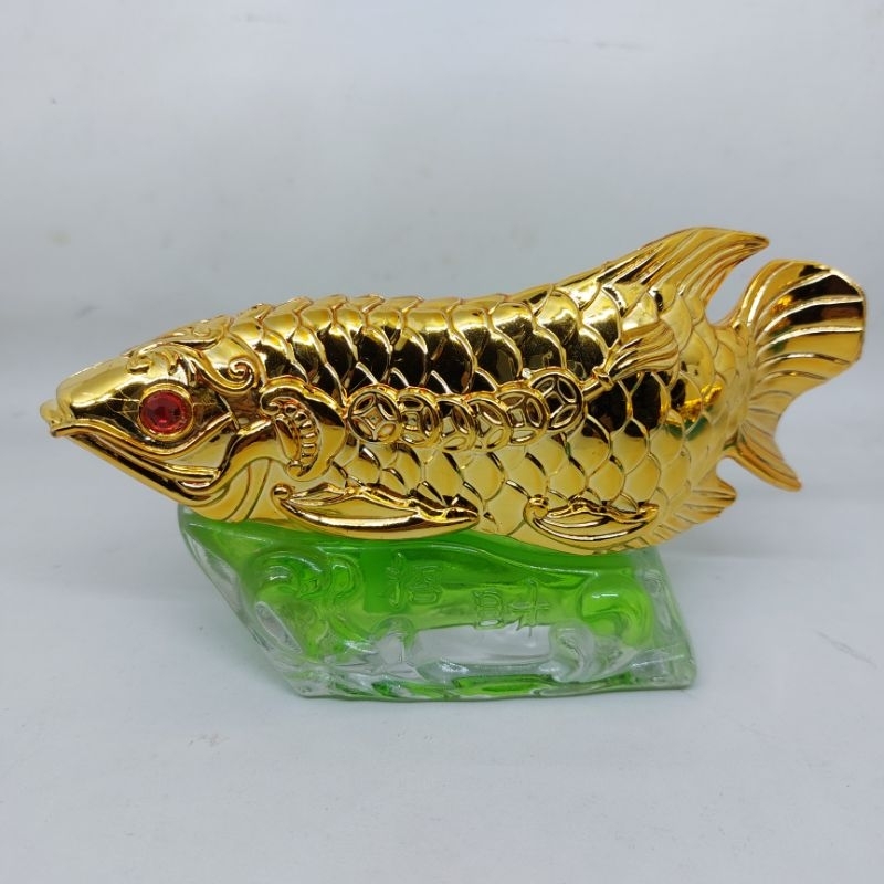 WANGIAN DASBORT MOBIL IKAN ARWANA, PARFUM DASBORT PAJANGAN ARWANA GOLD