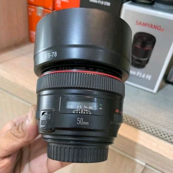 CANON EF 50mm F1.2 L USM - LENSA FIX CANON 50mm F1.2 - Lensa Super Bokeh