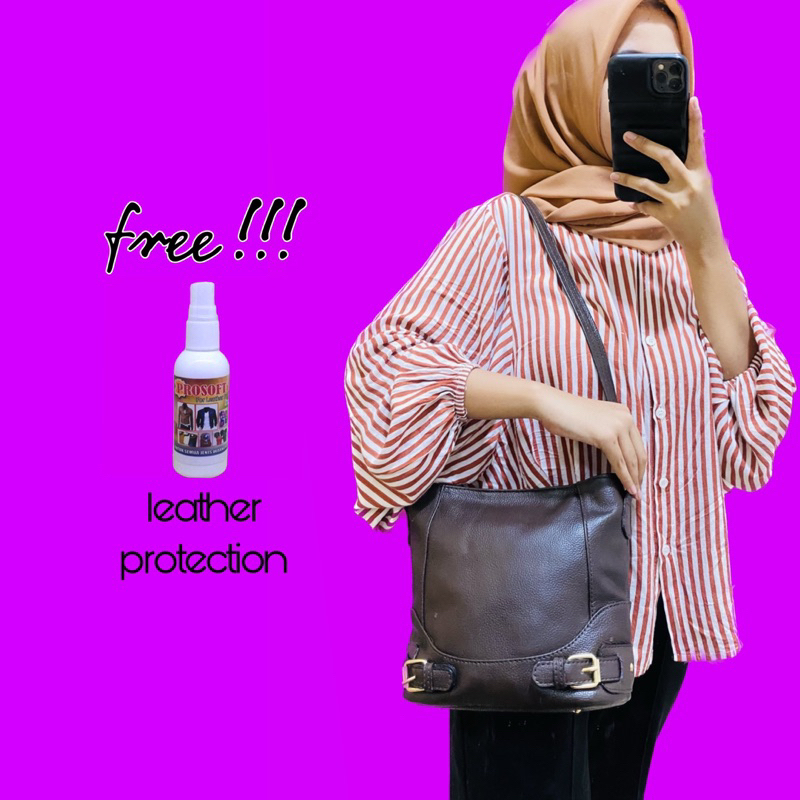 Tas Wanita Kulit Asli TAS SELEMPANG MODEL TERBARU ELIZABETH BAG