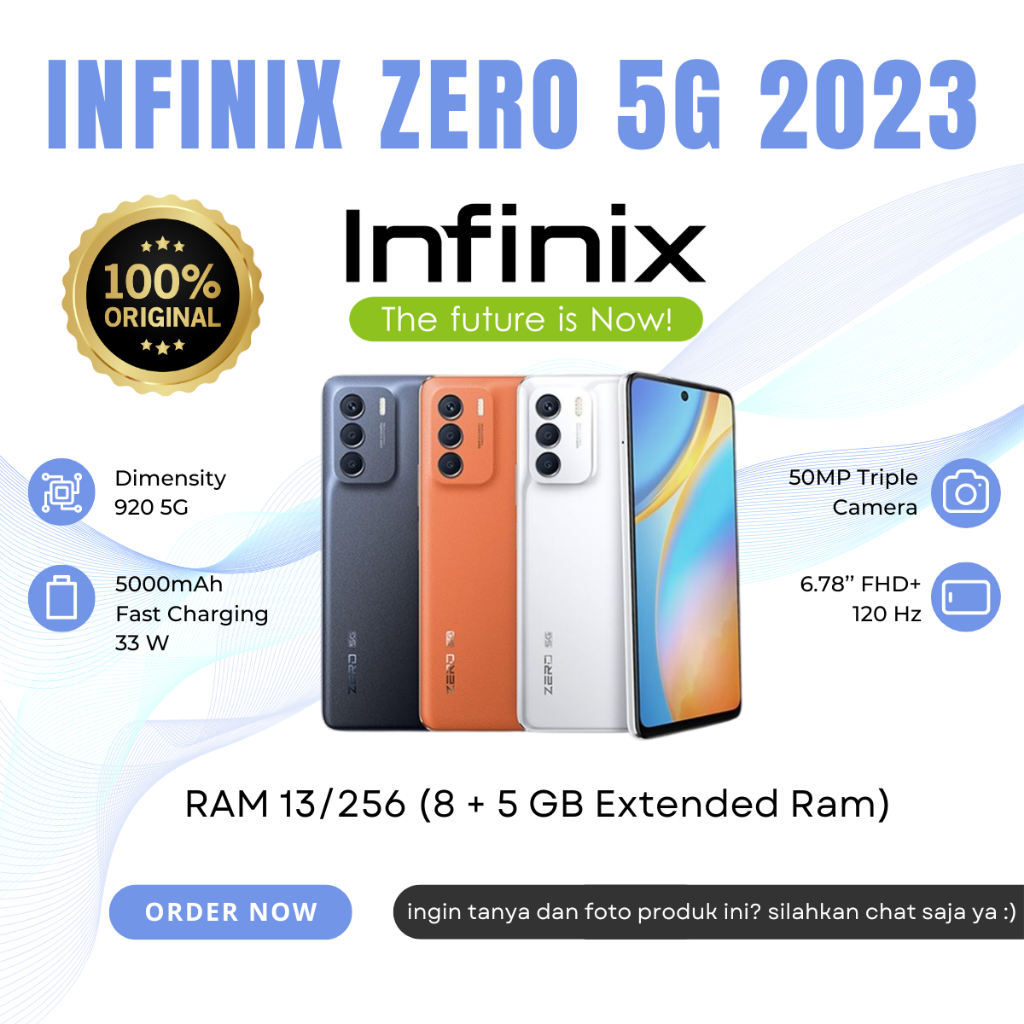 INFINIX ZERO 5G 2023 SECOND FULL SET