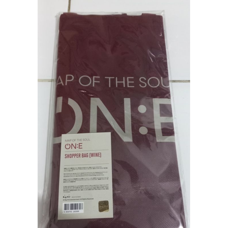 [BTS] MAP OF THE SOUL ON:E SHOPPER BAG (Wine ver)