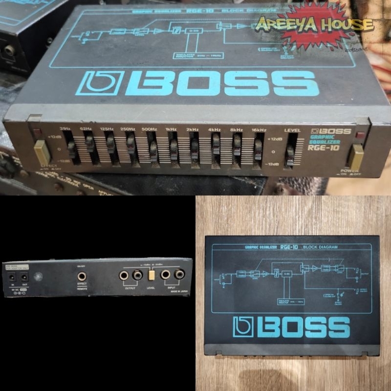 Efek Gitar Boss Japan Equalizer Mini Rack