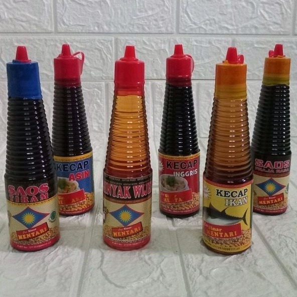 

M0del Terk!ni Paket Hemat isi 6 (Minyak Wijen, Saos Raja, Saos Tiram, Kecap Ikan, Kecap Asin, Kecap Inggris) Kualitas Oke