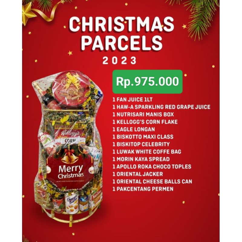 

Parsel Natal Parcel Christmas Hampers Natal & Tahun Baru Premium Free Kartu Ucapan