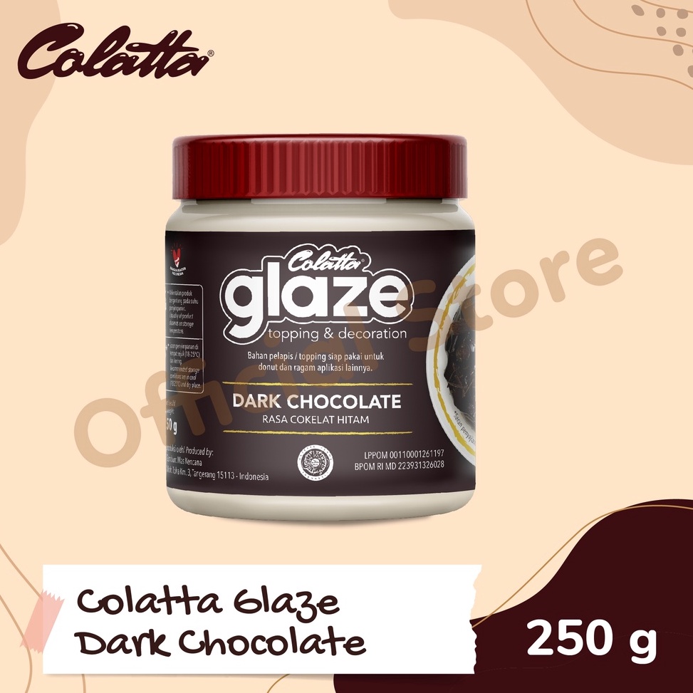 

[♛Q73>] Colatta Glaze Dark 250g [18]