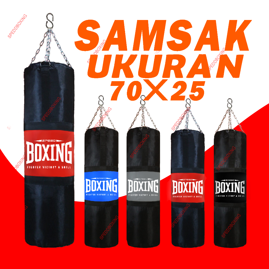 Paket Samsak gantung Muaythai - Samsak Gantung Silat Boxing ukuran 70cm