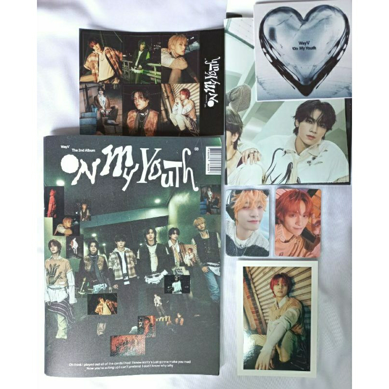 unsealed album photobook wayv on my youth yangyang set pob withmuu omy