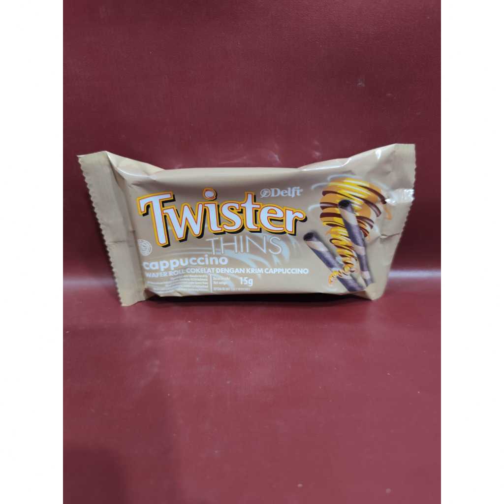 

Delfi Twister Thin Cappucino 15g - Wafer Stick Cappucino Twister