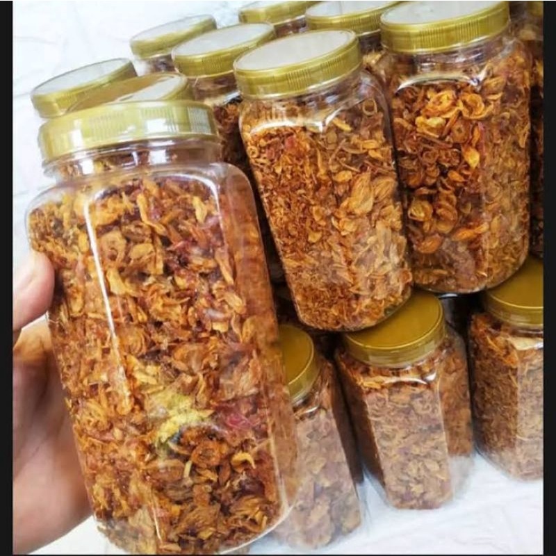 

Toples 500 Gram Bawang Merah Goreng Grade B / Brambang Goreng Refil