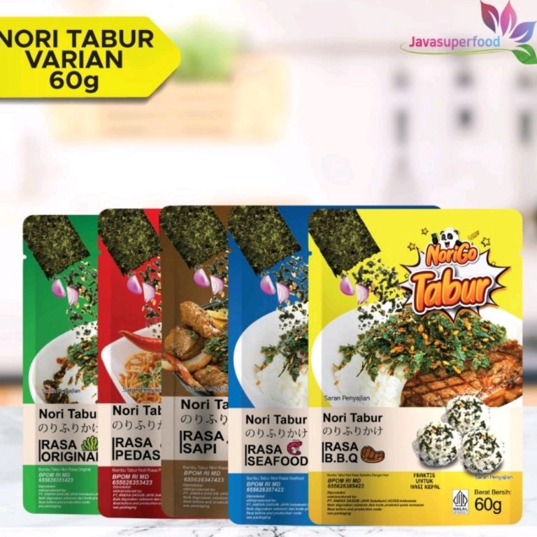 

[✱S56\] Nori Tabur Rumput Laut Panggang 60gr [126]