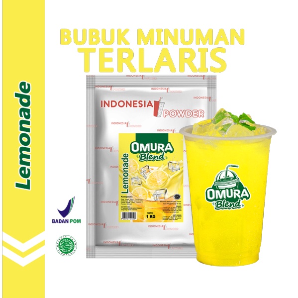 

[™T28<] OMURA Blend Bubuk Minuman Premium Lemonade / Lemon Powder Drink 1 Kg Omura Powder Dijamin Baru