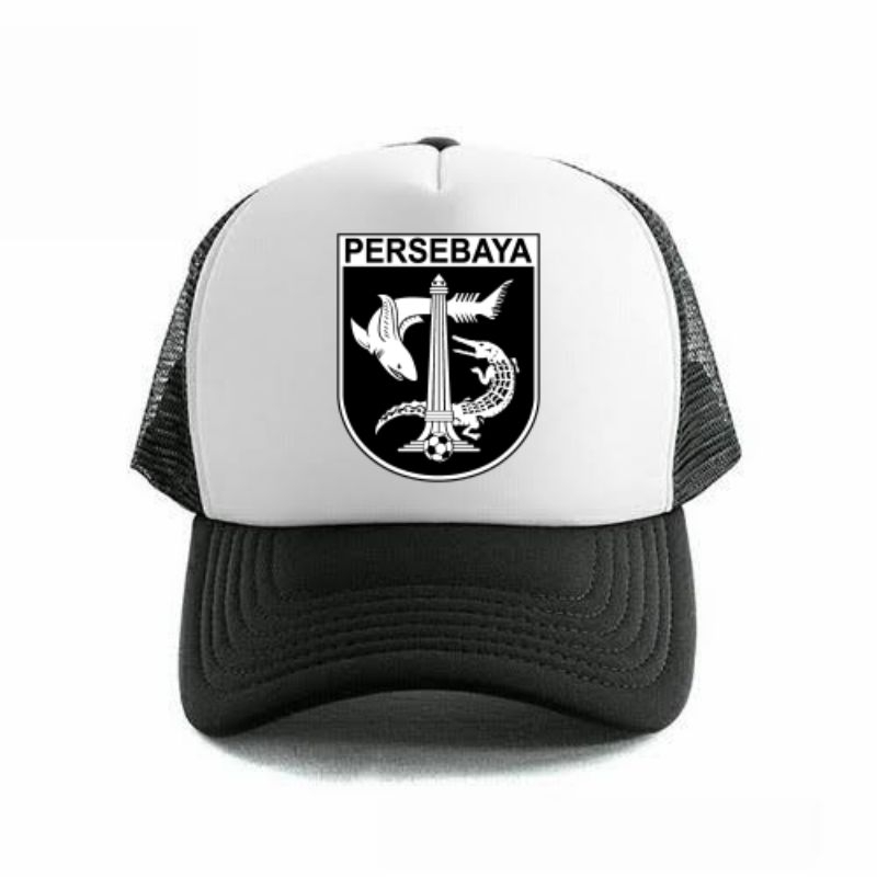 topi trucker jaring bonek persebaya