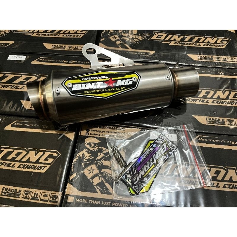 slincer bintang mp2 ORIGINAL saringan full BINTANG POWERFULL EXHAUST