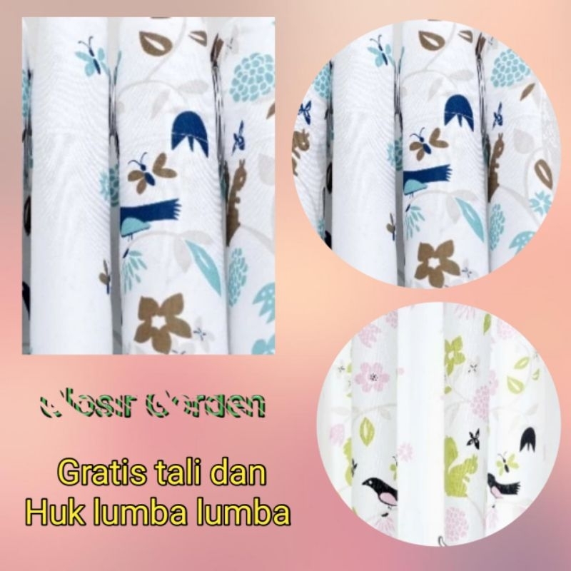 Gorden minimalis pintu dan jendela