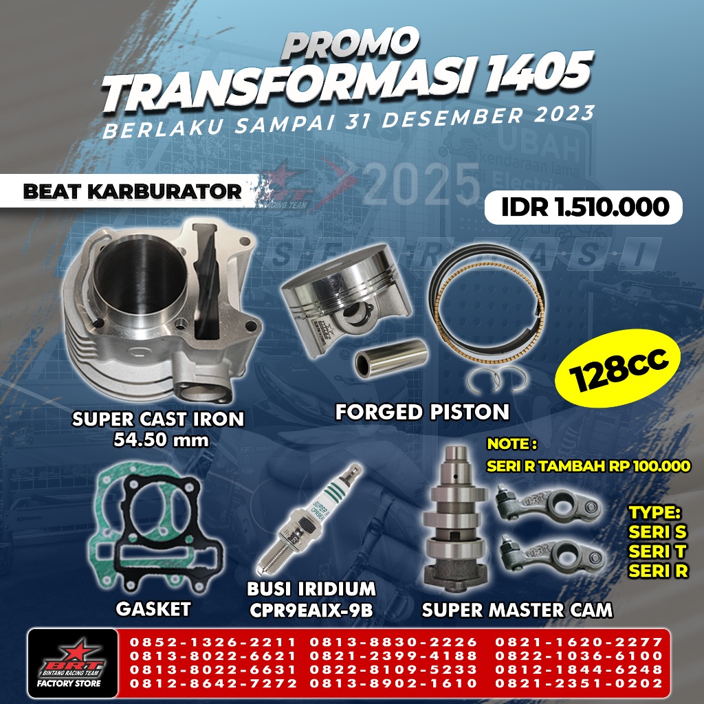 PROMO BORE UP - BEAT/ SCOOPY KARBU BRT
