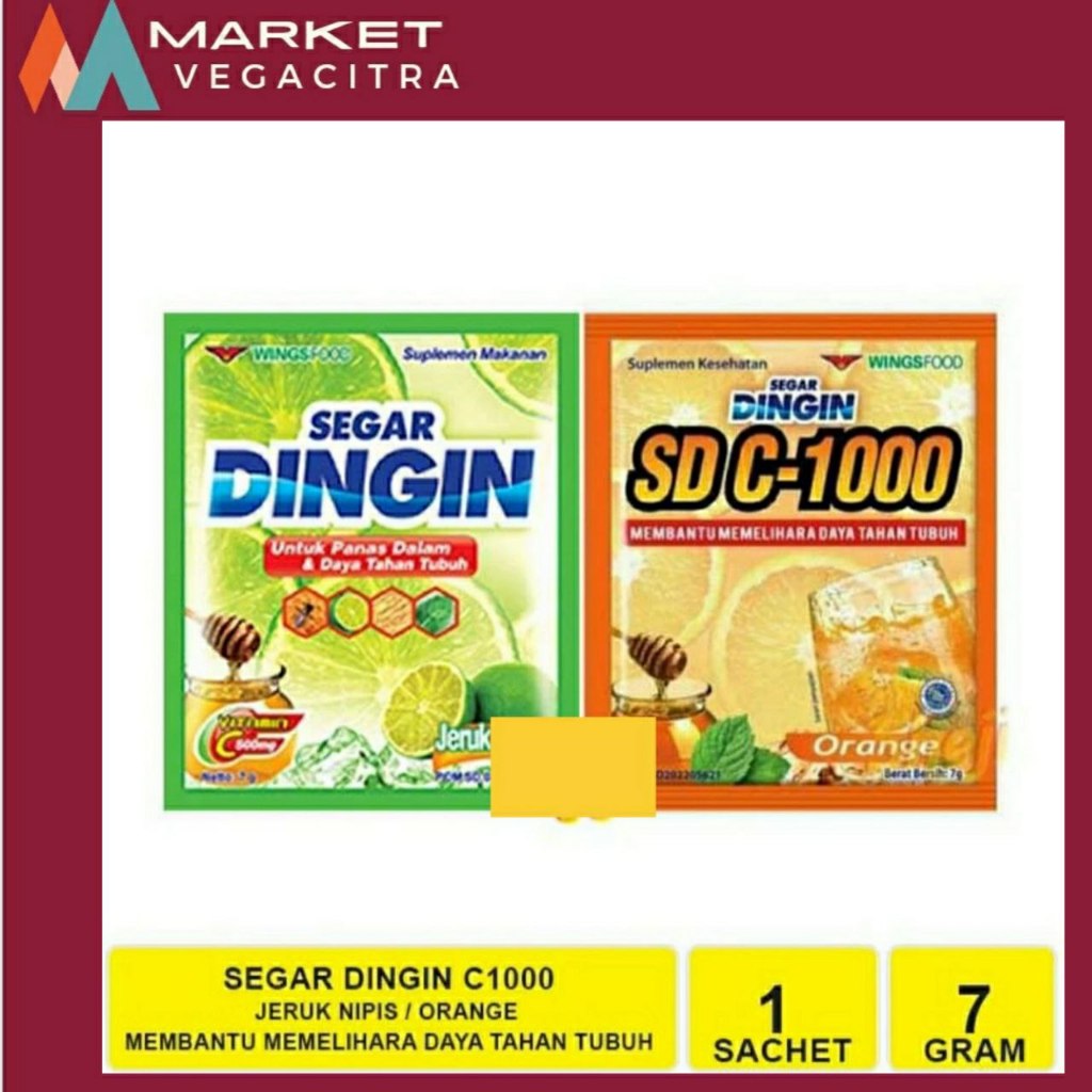 

Segar Dingin C1000 (Sachet) - SD Jeruk