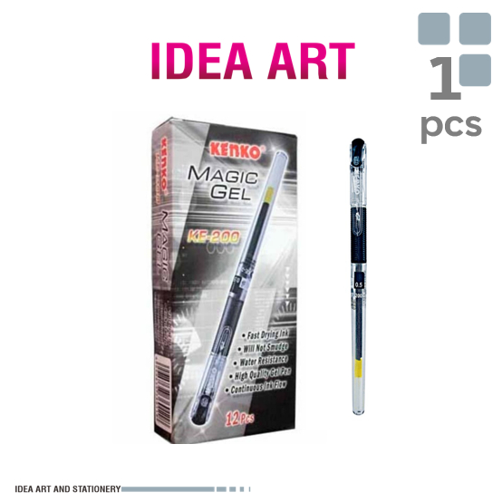 

Kenko Gel Pen KE-200 (Magic Gel) Black -Kotak