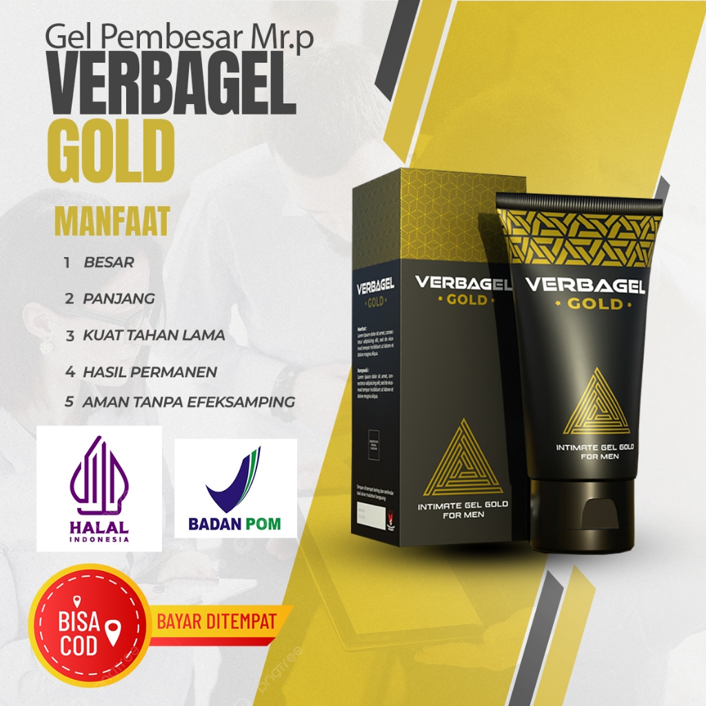100% Ampuh Verbagel Gold Minyak Oles Pembesarpenis Alami - Obat Pembesar pennis permanen pemenjang m