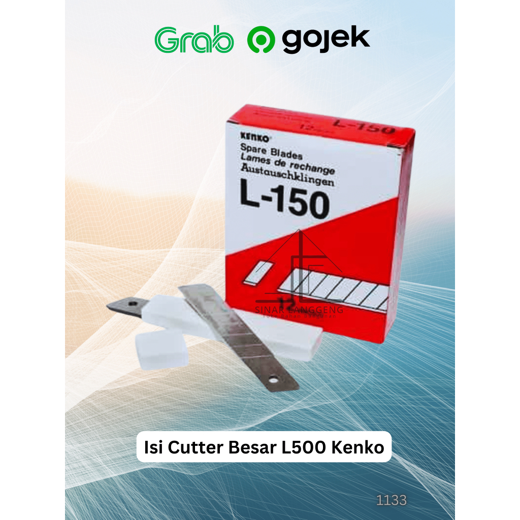 

Isi Pisau Cutter Kenko, Refill Isi silet L150 (1872)