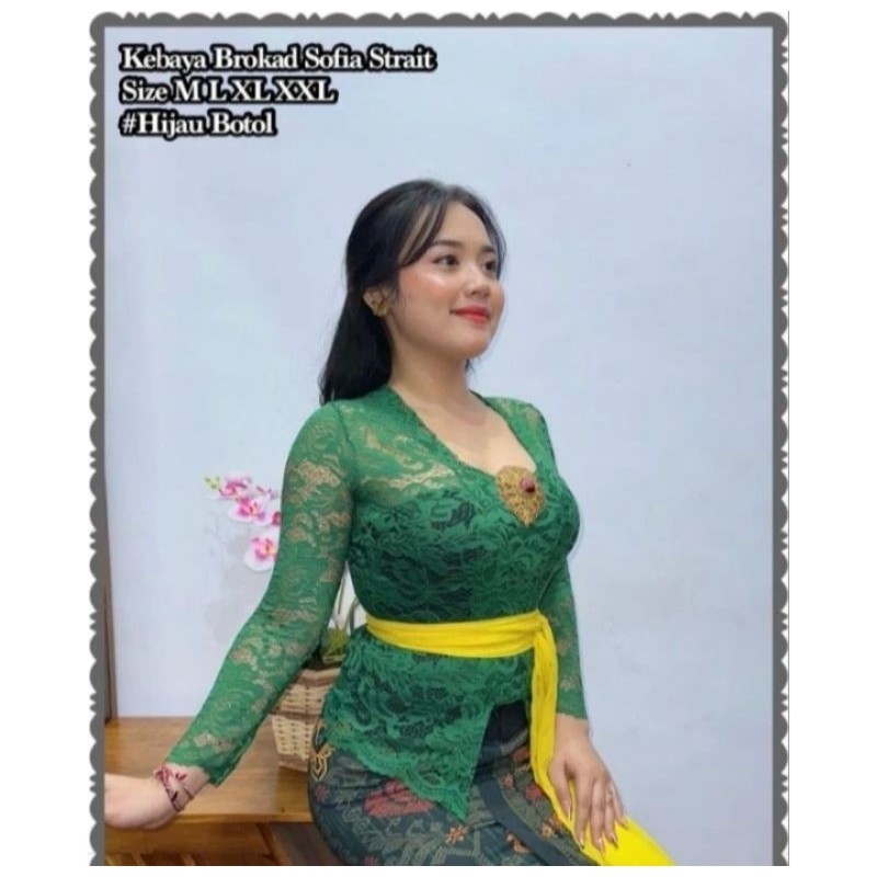 kebaya hijau ukuran S