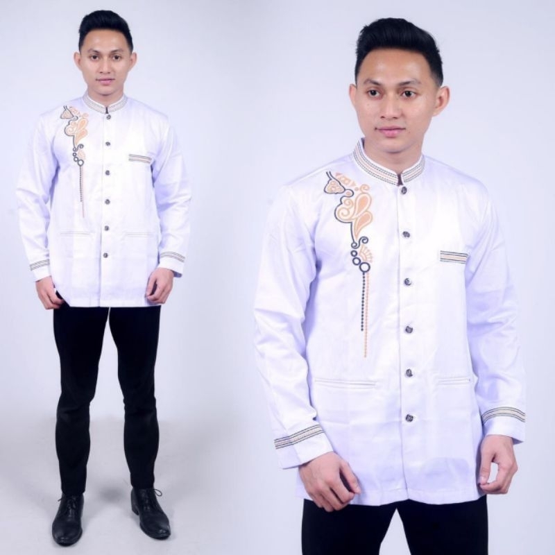 jasko jas koko pria baju muslim pria terbaru koko santri seragam hadroh az zahir baju koko original 