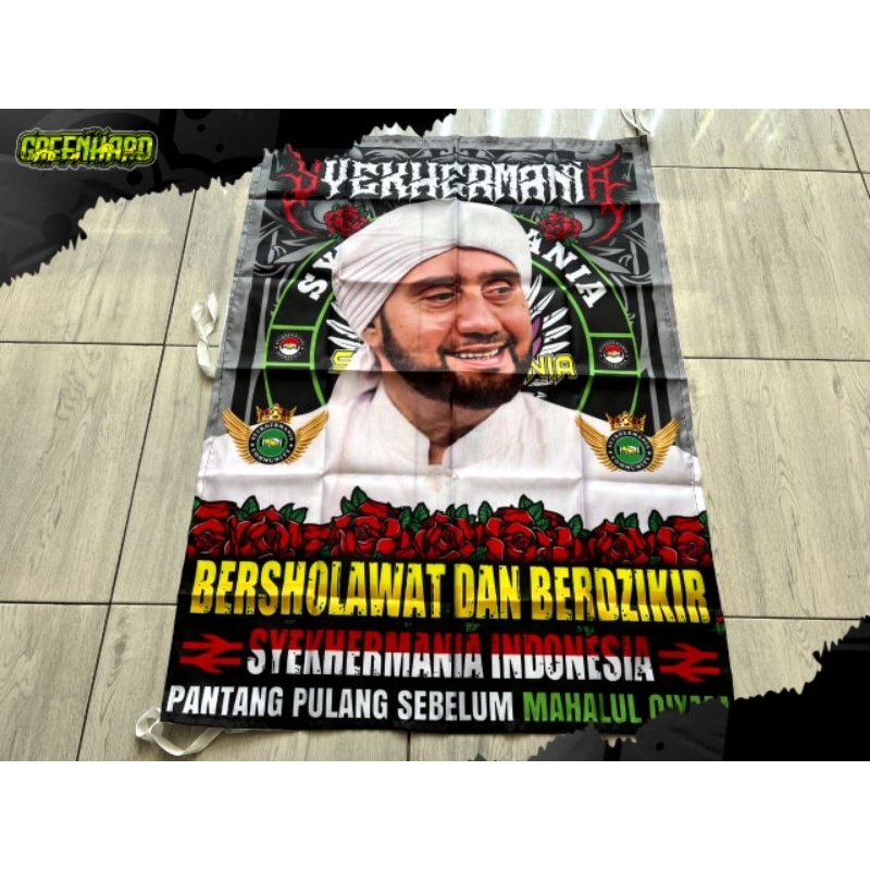 BENDERA SYEKHERMANIA INDONESIA 110 X 80 CM