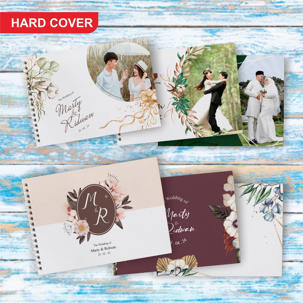 

Buku Tamu Custom Wedding | Hard Cover | Buku Tamu Pernikahan | Edisi 1