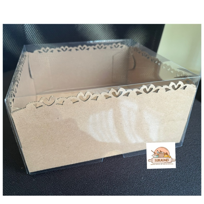 

Dus Corrugated 22x22x10 Renda Full Mika cake box dus kue