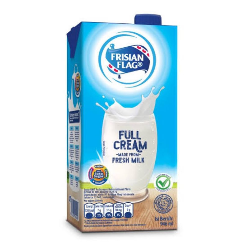 Susu UHT full cream Frisian flag