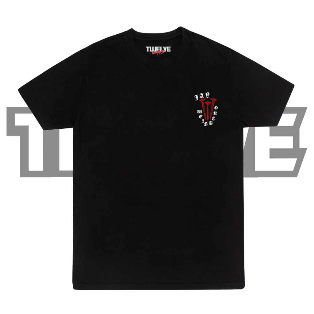 JAY WEINBERG NAILS Black Reguler T-Shirt | Atasan Pria Wanita | Kaos Jay Weinberg Cewe Cowo Unisex |