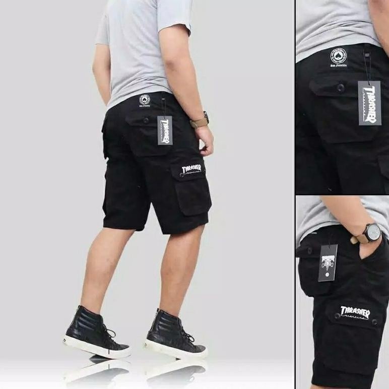 Yang Lagi Viral Celana Cargo Pendek Terlaris Celana Thrasher Pendek