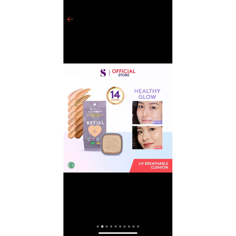 somethinc cushion shade Butter