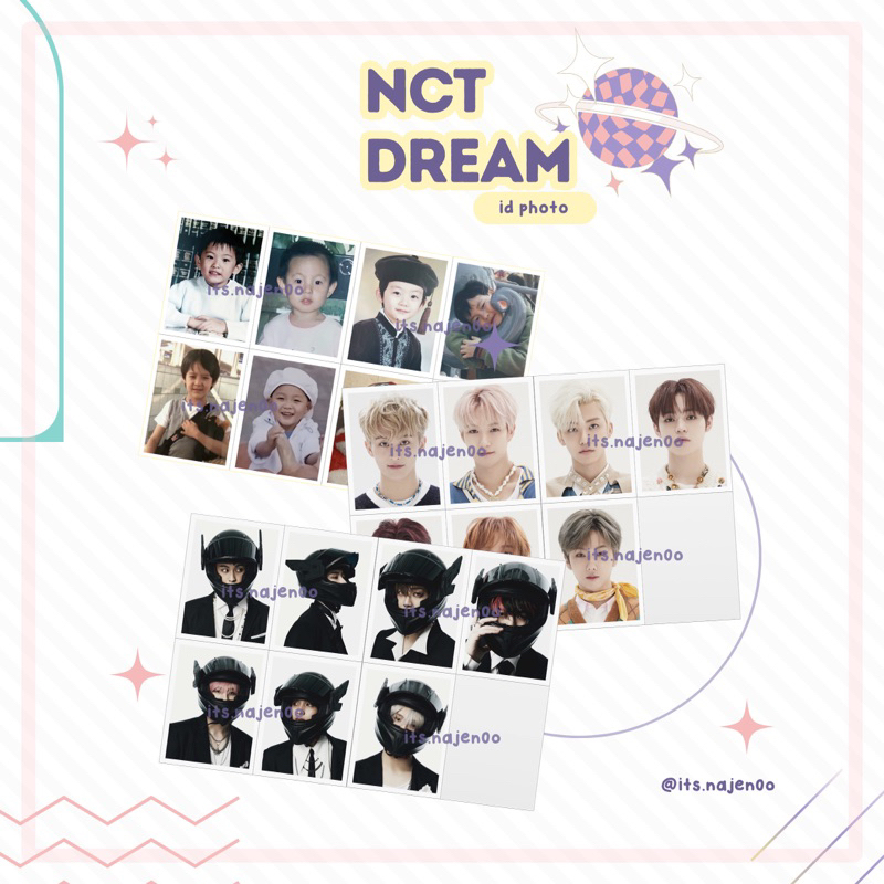 [UNIT] NCT DREAM ID PHOTO/PAS FOTO 3x4 - 7DREAM VER