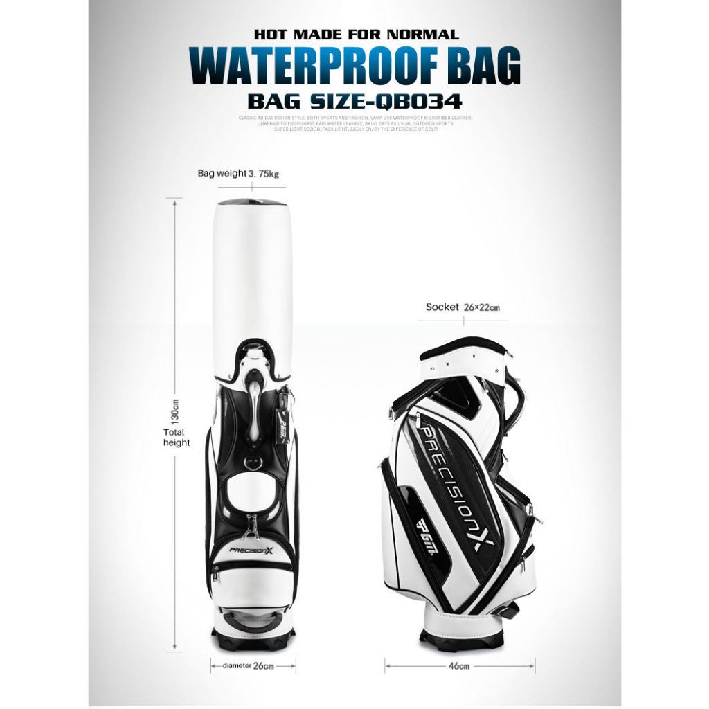 new deals big sale pgm golf bag precision x waterproof tas golf brand new tour bag