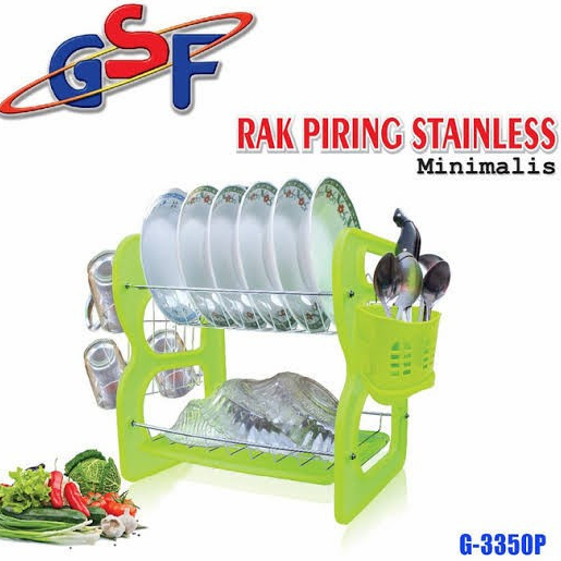 [HOME MART] Rak Piring Stainless Minimalis GSF G-3350P Rak Piring Minimalis GSF G3350P