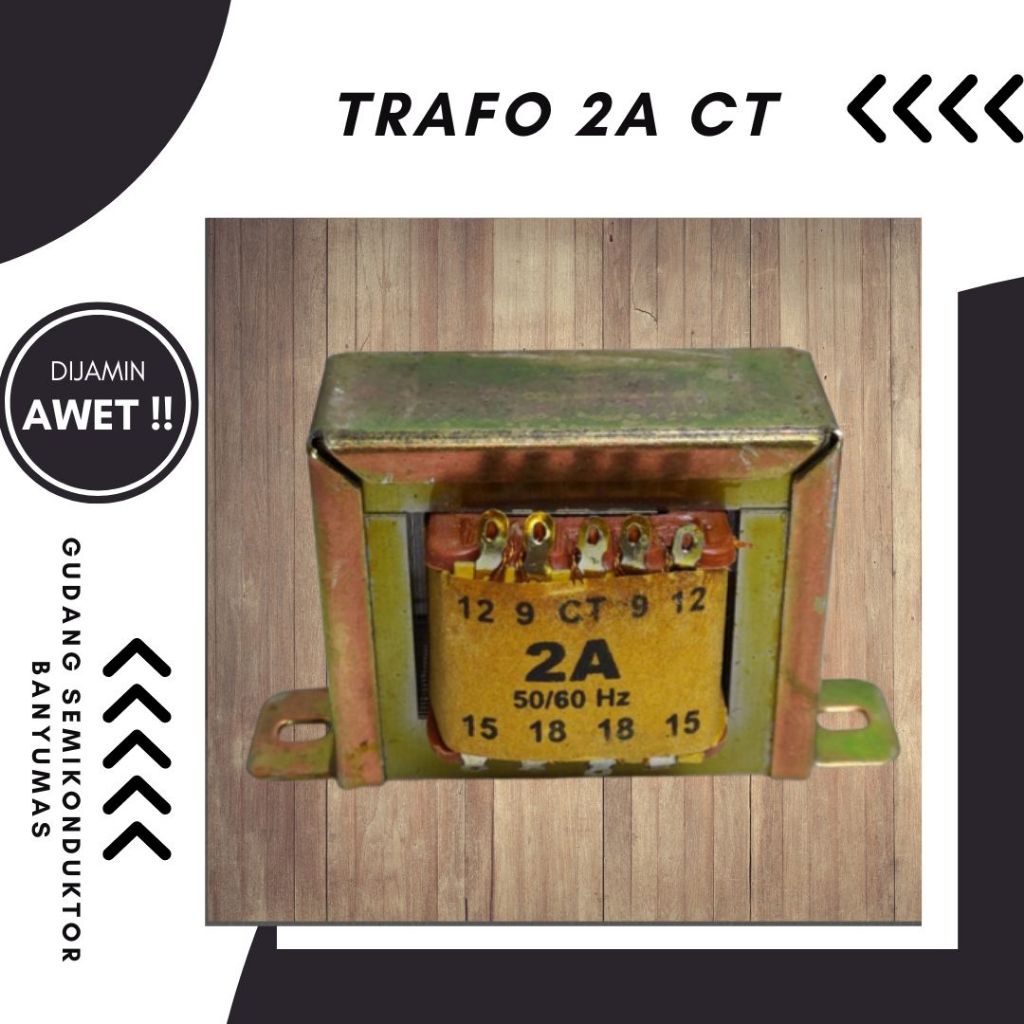 Trafo 2A CT 18v Realpro trafo 2A Ct18 volt 2 ampere Tembaga