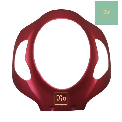 ORIGINAL - Cover Tameng lampu kap body depan scoopy new prestige K2F terbaru 2021 2022 2023 merah do