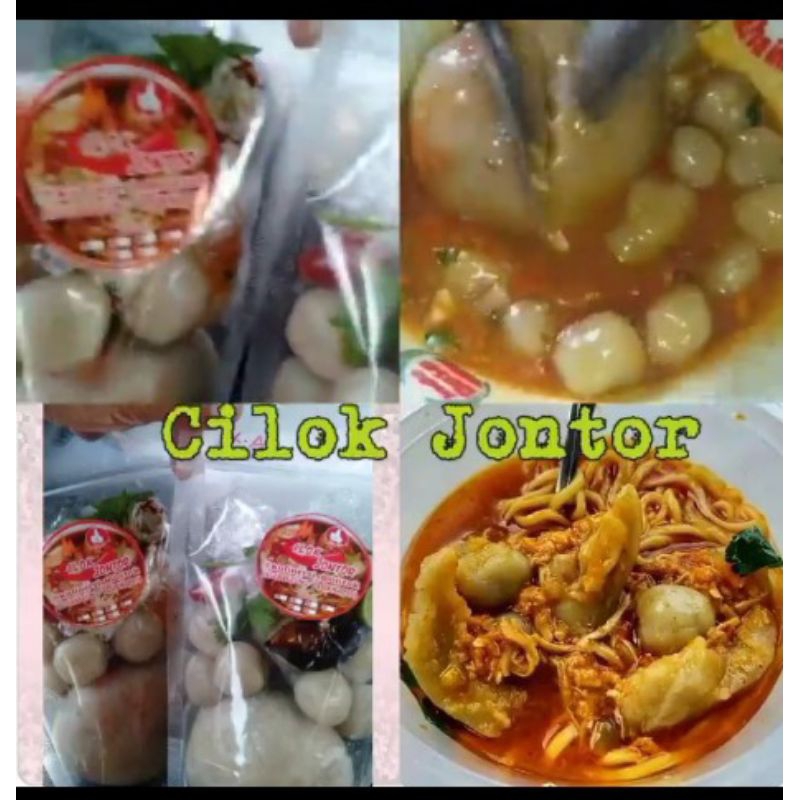 

Cilok Jontor isi ayam suwir