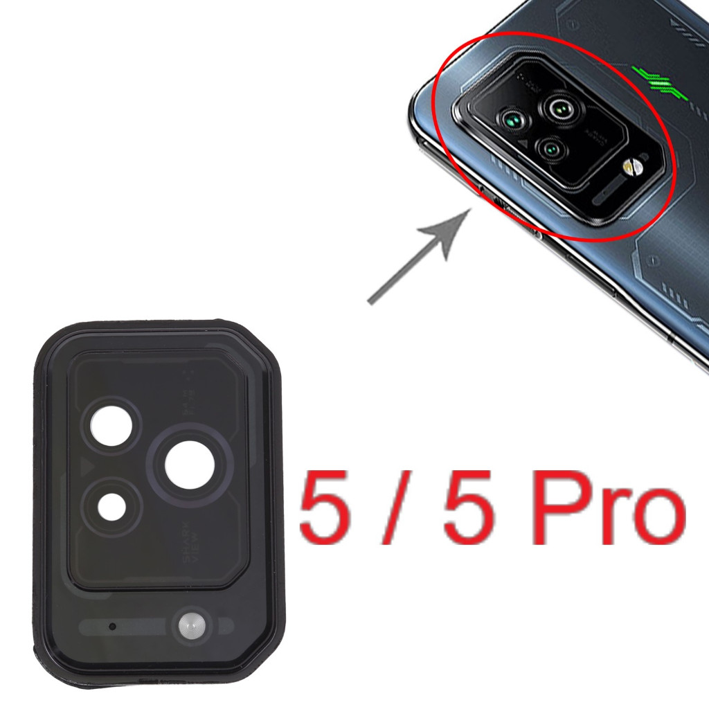 Lensa Kaca Kamera Frame Black Shark 5 / Black Shark 5 Pro