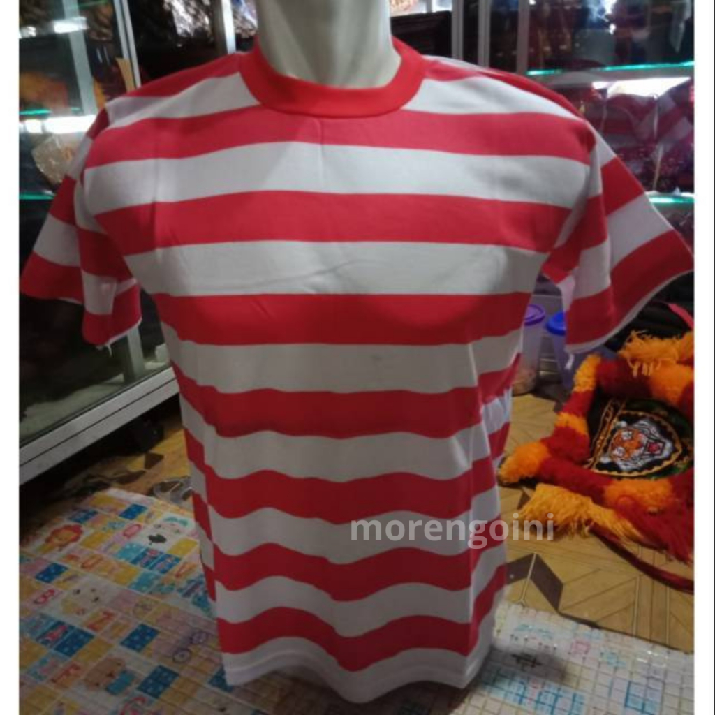 KAOS SAKERAH DEWASA || Baju Sakera Kaos Merah Putih Madura || BAJU ADAT MADURA KAOS LOREK SAKERAH ME