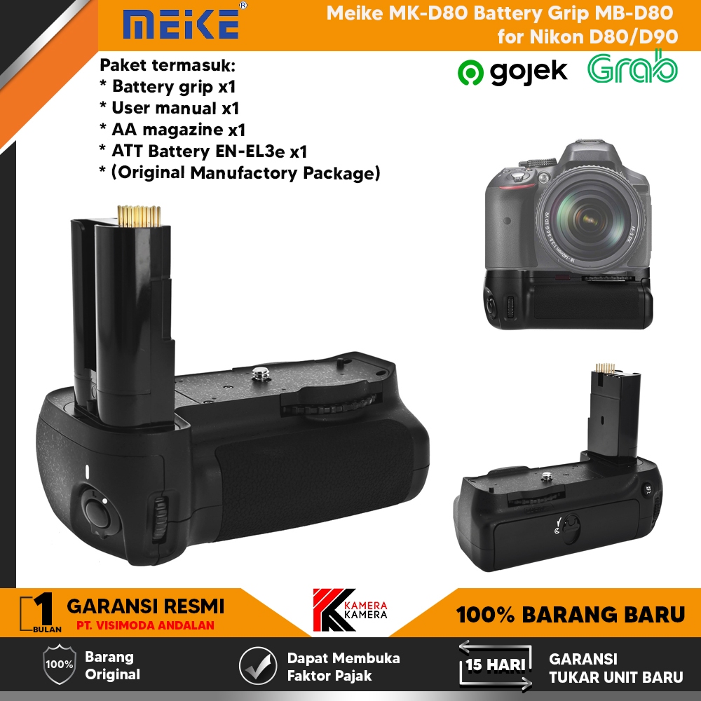 Meike MK-D80 Battery Grip MB-D80 for Nikon D80/D90