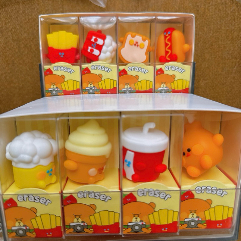 

fast food eraser penghapus