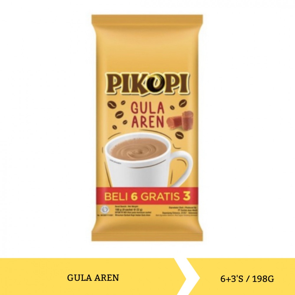 

PIKOPI Kopi Gula Aren 1gtg - 6 + 3 sachet