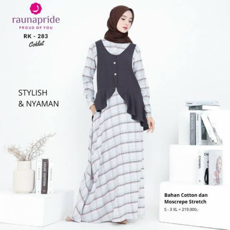 TERMURAH GAMIS RAUNA//RK 283