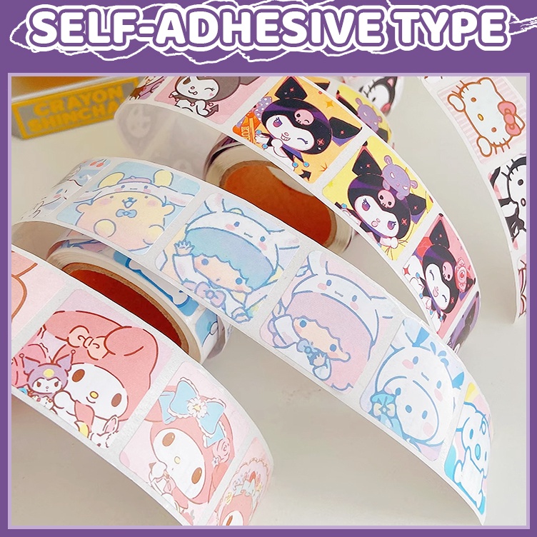 

Terupdate COD❤️ 500Pcs/Set Sanrio Sealing Sticker Lucu Kuromi Cinnamoroll Label Kaset Hadiah Kotak Dekorasi DIY / Stiker Tape Perekat Desain Kuromi Cinnamon Untuk Dekorasi Jurnal-yy ←✻