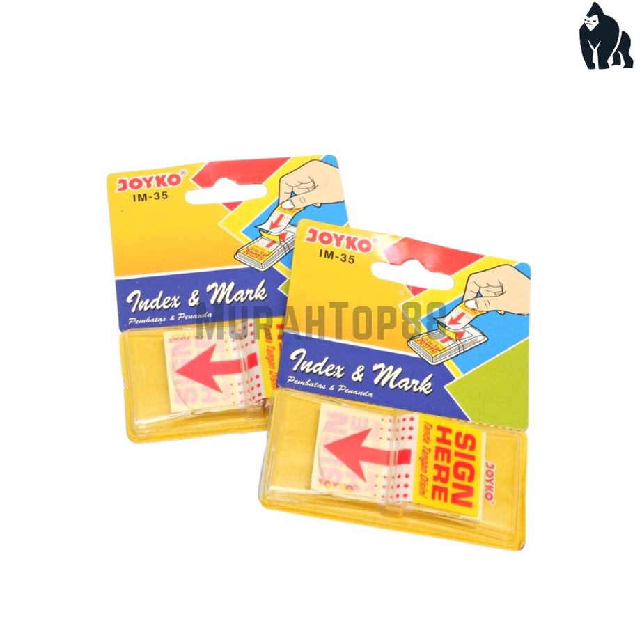

Promo Sign Here Joyko IM-35 / Index & Mark Sticker Tempel Tanda Tangan Bayar Di Tempat