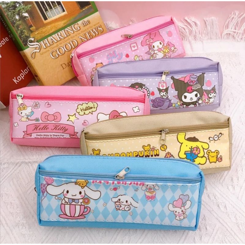 

Tempat Pensil Sanrio Pencil Case Kuromi Cinnamoroll Melody